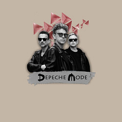 Свитшот хлопковый мужской Depeche Mode - a band spirit tour, цвет: миндальный — фото 2