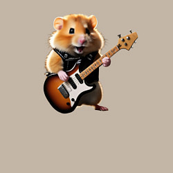 Свитшот хлопковый мужской Хомяк-певец, цвет: миндальный — фото 2