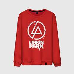 Свитшот хлопковый мужской Linkin Park - white, цвет: красный