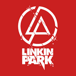 Свитшот хлопковый мужской Linkin Park - white, цвет: красный — фото 2