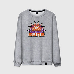 Свитшот хлопковый мужской Phoenix Suns, цвет: меланж