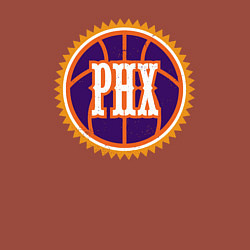 Свитшот хлопковый мужской Phx basketball, цвет: кирпичный — фото 2