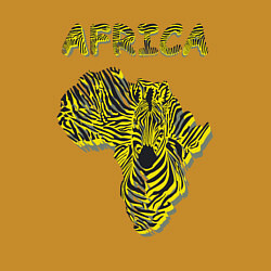 Свитшот хлопковый мужской Zebra Africa, цвет: горчичный — фото 2