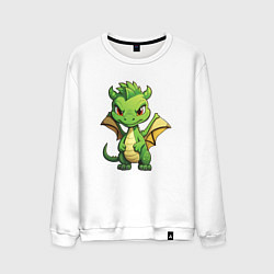 Мужской свитшот Добрый дракон 2024