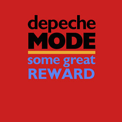 Свитшот хлопковый мужской Depeche Mode - Some Great Reward, цвет: красный — фото 2