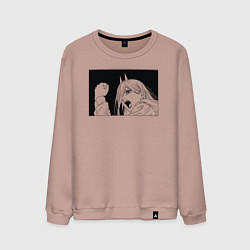 Мужской свитшот Пауэр аниме человек бензопила