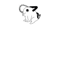 Свитшот хлопковый мужской Зверек Почито Человек бензопила, цвет: белый — фото 2