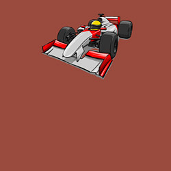 Свитшот хлопковый мужской Формула 1 МакЛарен Сенна, цвет: кирпичный — фото 2