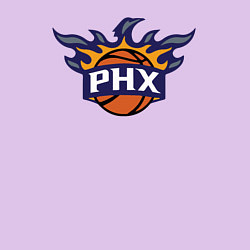 Свитшот хлопковый мужской Phoenix Suns fire, цвет: лаванда — фото 2