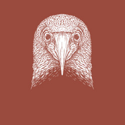 Свитшот хлопковый мужской Голова олуши, цвет: кирпичный — фото 2