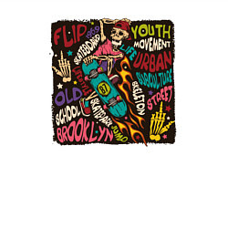 Свитшот хлопковый мужской Skateboard 1969, цвет: белый — фото 2