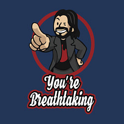 Свитшот хлопковый мужской Vault Keanu Reeves, цвет: тёмно-синий — фото 2