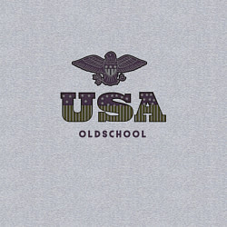 Свитшот хлопковый мужской USA Oldschool, цвет: меланж — фото 2