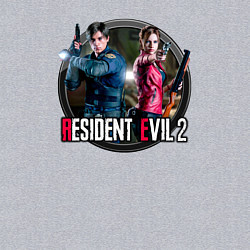 Свитшот хлопковый мужской Resident Evil 2 game, цвет: меланж — фото 2