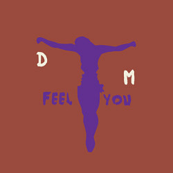 Свитшот хлопковый мужской Depeche Mode - I Feel You, цвет: кирпичный — фото 2