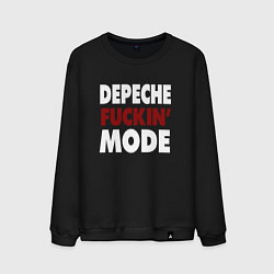 Свитшот хлопковый мужской Depeche Funkin Mode, цвет: черный