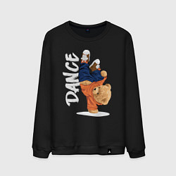 Мужской свитшот Плюшевый медвежонок танцор
