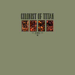 Свитшот хлопковый мужской Colonist of Titan, цвет: авокадо — фото 2