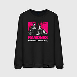Мужской свитшот Ramones rocknroll high school