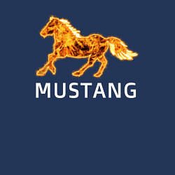 Свитшот хлопковый мужской Mustang firely art, цвет: тёмно-синий — фото 2