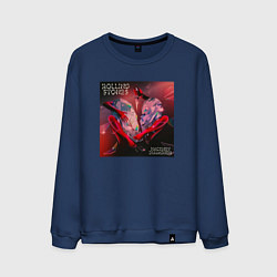 Свитшот хлопковый мужской Hackney Diamonds - The Rolling Stones, цвет: тёмно-синий