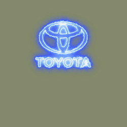 Свитшот хлопковый мужской Toyota neon, цвет: авокадо — фото 2