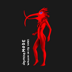 Свитшот хлопковый мужской Depeche Mode - WIMS птица, цвет: черный — фото 2