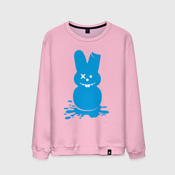 Свитшот хлопковый мужской Blue bunny, цвет: светло-розовый