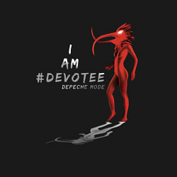 Свитшот хлопковый мужской Depeche Mode - I am devotee, цвет: черный — фото 2