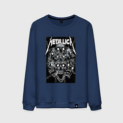 Мужской свитшот Metallica - skulls