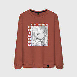 Свитшот хлопковый мужской Friren bw, цвет: кирпичный