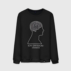 Свитшот хлопковый мужской Joy Division - Disorder, цвет: черный