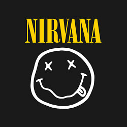 Свитшот хлопковый мужской Nirvana original, цвет: черный — фото 2
