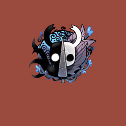 Свитшот хлопковый мужской Hollow Knight - талисман, цвет: кирпичный — фото 2