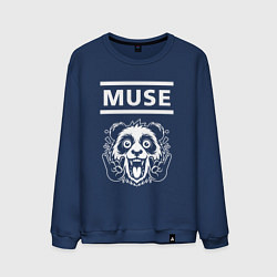 Мужской свитшот Muse rock panda