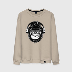 Мужской свитшот Music gorilla
