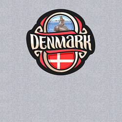 Свитшот хлопковый мужской Denmark, цвет: меланж — фото 2