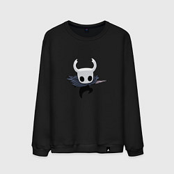 Свитшот хлопковый мужской Маленький рыцарь Hollow Knight, цвет: черный