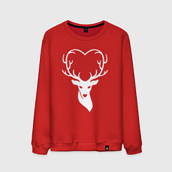 Мужской свитшот Люблю оленей