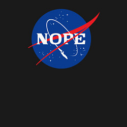 Свитшот хлопковый мужской Nope NASA, цвет: черный — фото 2