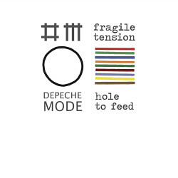 Свитшот хлопковый мужской Depeche Mode - Hole To Feed cover, цвет: белый — фото 2