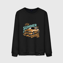 Свитшот хлопковый мужской My Summer Car Toyota Corolla, цвет: черный