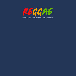 Свитшот хлопковый мужской Reggae music in color, цвет: тёмно-синий — фото 2