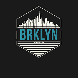 Свитшот хлопковый мужской Brooklyn city, цвет: черный — фото 2