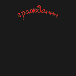 Свитшот хлопковый мужской Гражданин, цвет: черный — фото 2