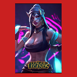 Свитшот хлопковый мужской League of Legends Akali Kda, цвет: красный — фото 2