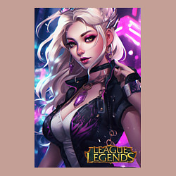Свитшот хлопковый мужской League of Legends Kaisa Kda, цвет: пыльно-розовый — фото 2
