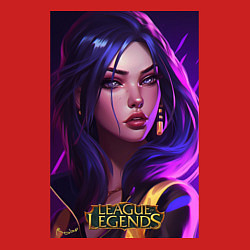 Свитшот хлопковый мужской League of Legends Kaisa Kda, цвет: красный — фото 2