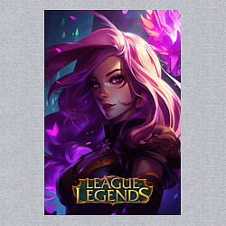 Свитшот хлопковый мужской League of Legends Kaisa Kda, цвет: меланж — фото 2