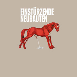 Свитшот хлопковый мужской Einstrzende Neubauten - Horse, цвет: миндальный — фото 2